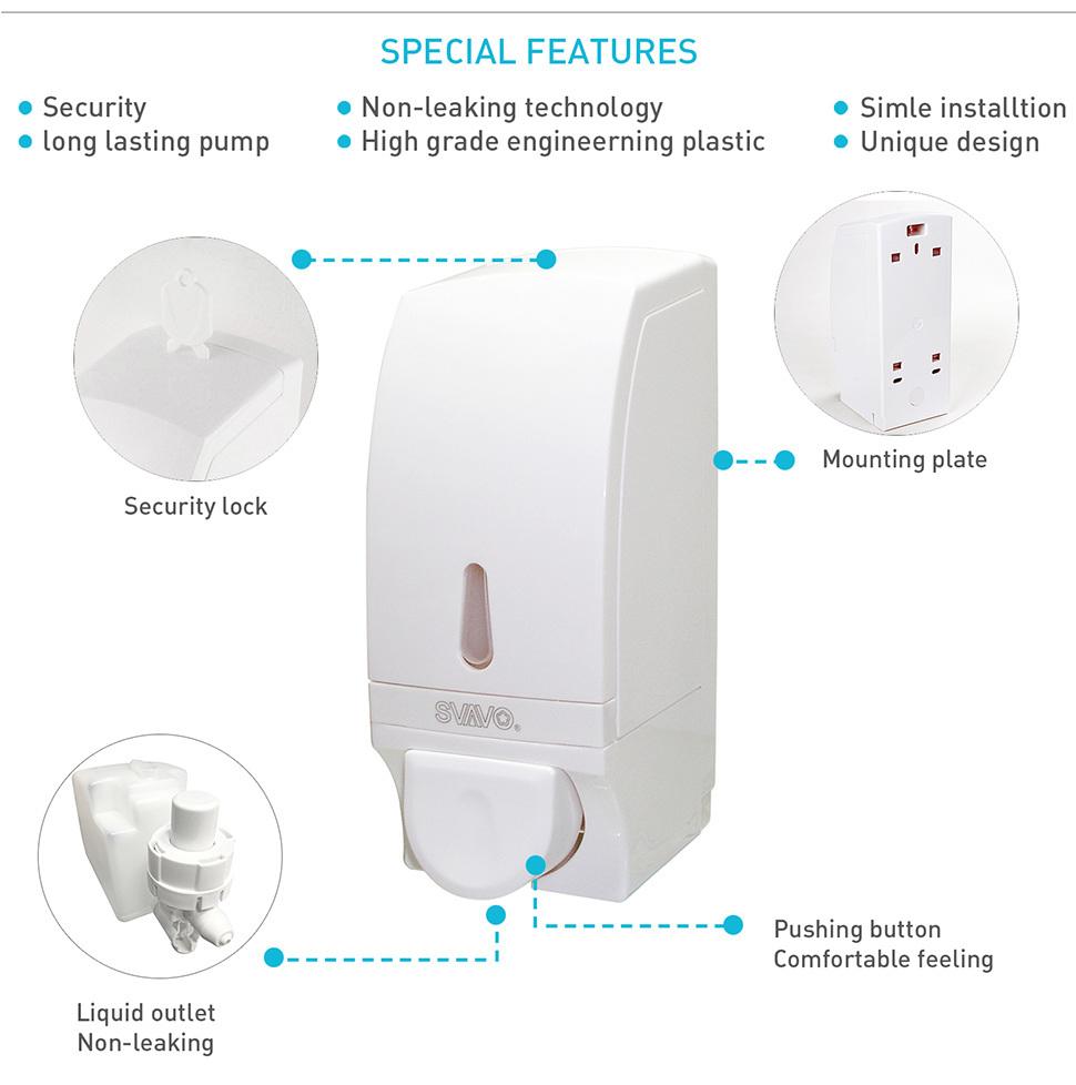 Wall Mounted Manual Foaming Soap Dispenser V-830