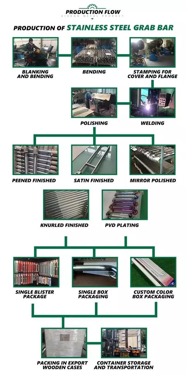 Disabled Toilet Powder Coating White Fold Handrails with Hook