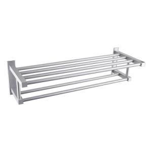 Luolin Aluminum Hotel Towel Rack Bathroom Shelf Shower Towel Bar Organizer Aluminum, 92507-13