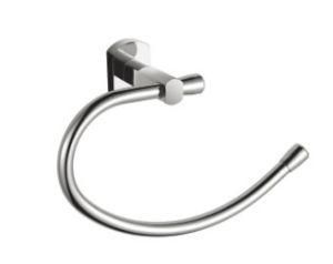 Zinc Alloy Chromed Wall Mounted Square Towel Ring