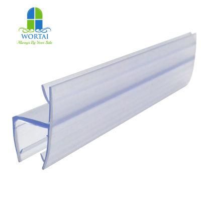 H Shape Rigid PVC Plastic Seal Strip for Shower Glass Door Waterproof Seal