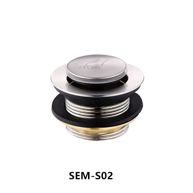 Stainless Steel SS304 Pop up Drainer Bathroom Drain with or Without Overflow