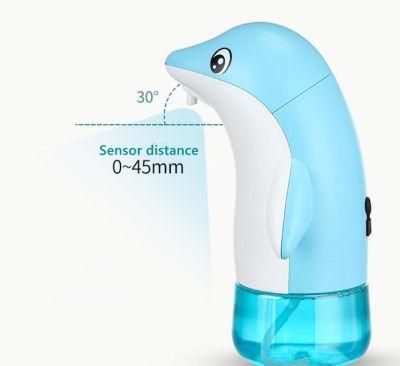 Adorable Cute Penguin 300ml Infrared Sensor Automatic Portable Foam Soap Dispenser for Bathroom Kitchen Touchless Sanitizer Dispenser