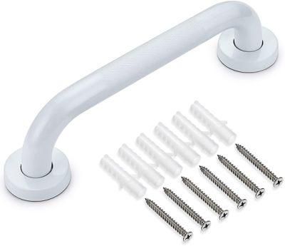 Concealed Mount Safety Bath and Shower Grab Bar White