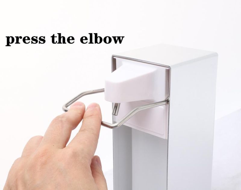 Elbow Dispenser Wall-Mount 500ml Elbow Operate Control Press Hand Soap Sanitizer Soap Alcohol Elbow Dispenser