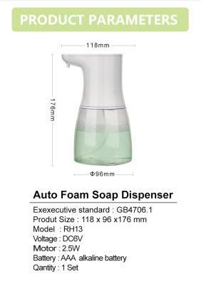 Hand Free Countertop Soap Dispensers with Auto Soap Pump for Bathroom Kitchen Children Kids, 450ml