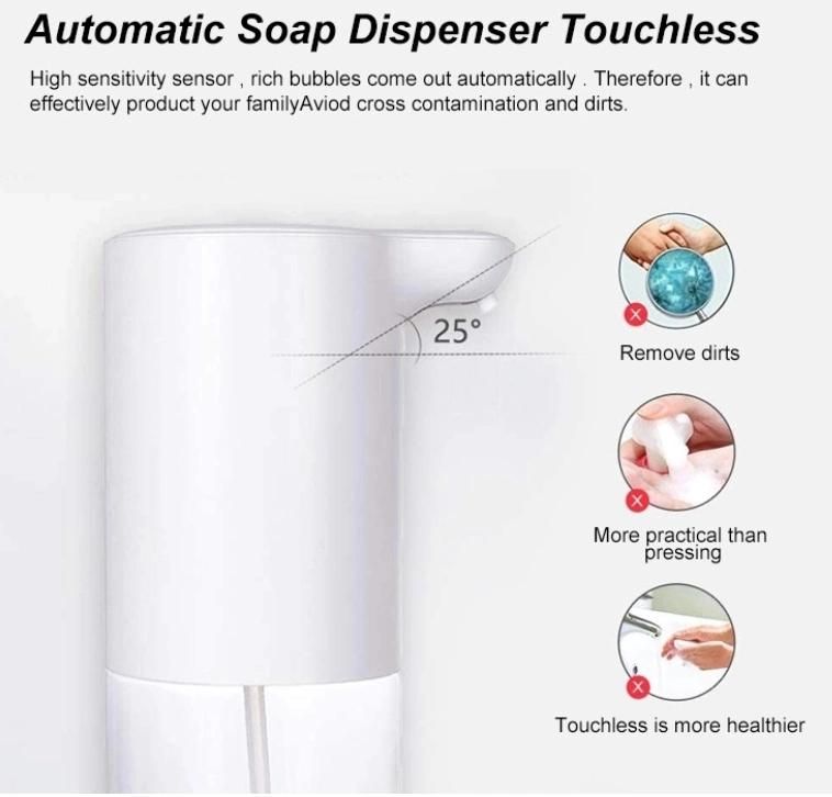 Bathroom Accessories Automatic Soap Pumping Machine Touchless Infrared Induction Sensor Automatic Hand Free Foam Soap Infrared Hand Sanitizer Dispenser