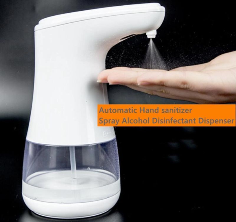 Home Office Automatic Hands Free Sanitizer Liquid Electric Foam Smart Spray Alcohol Foam Gel Automatic Sensor Soap Dispenser
