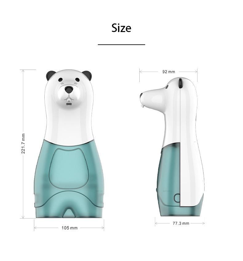 Saige 350ml USB Rechargeable Refillable Best Automatic Sensor Cute Foaming Soap Dispenser