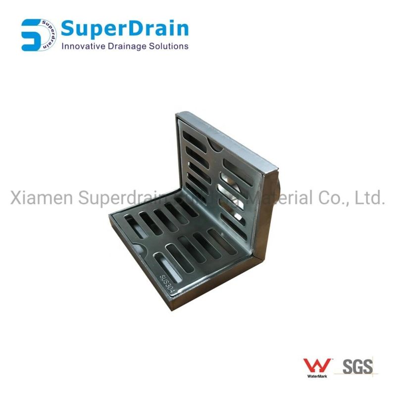 Stainless Steel 304 Parapet Side Wall Drain for Balcony or Roof