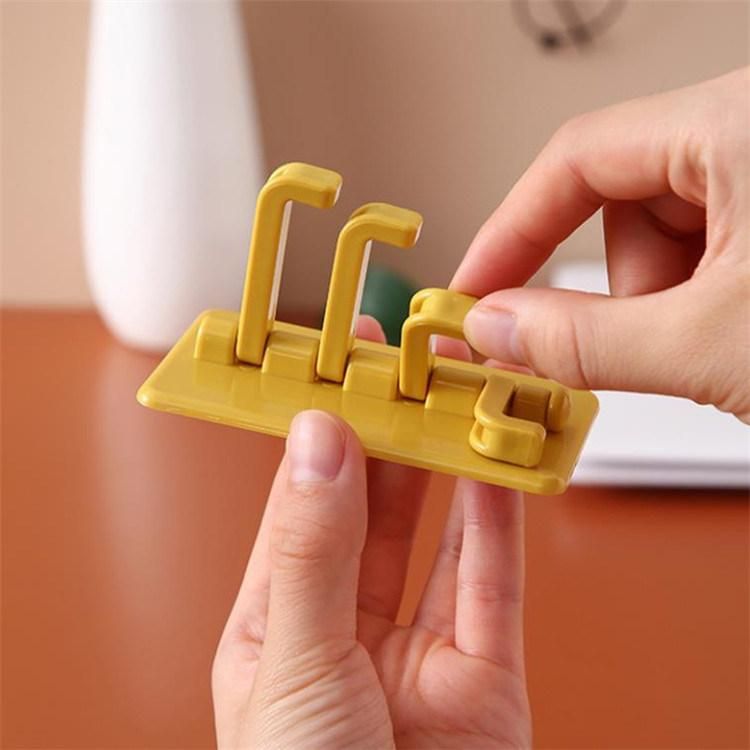 Bathroom Hook Plastic Self Adhesive Hanger Hooks Rotating Wall Hook