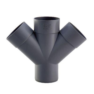 Era Yonggao Co Ltd PVC Fitting Floor Drain Cross Tee Plastic Drainage Dwv Pipes and Fittings