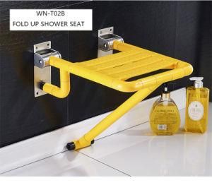 Safety ABS Folding Shower Chair with Support Legs for Disabled
