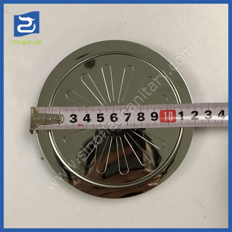 Round Stainless Steel 12cm 3PCS Floor Drain to Greece