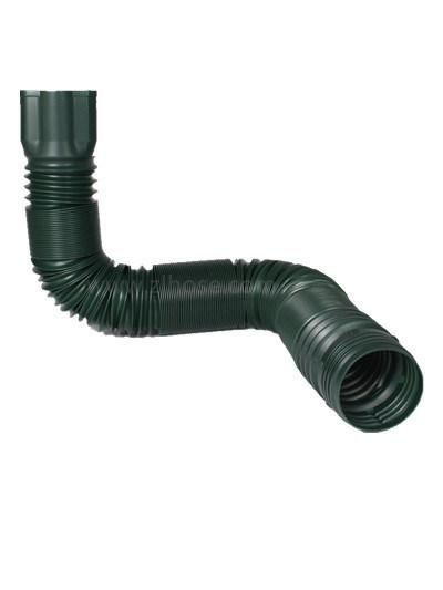 24-in Black Vinyl Downspout Extension