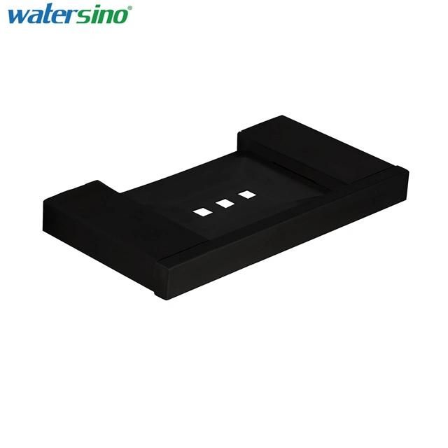 Modern Matte Black Bathroom Fittings Soap Dish Shelf