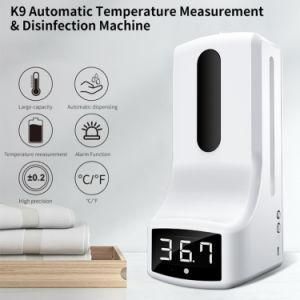 K9 Thermometer Automatic Sensor Temperature Measurement&amp; Soap Dispenser