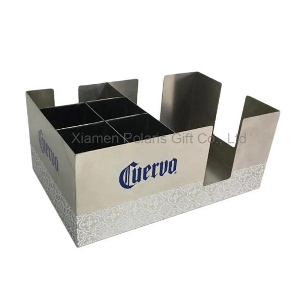 Pub Hotel Custom Stainless Steel Napkin Bar Caddy