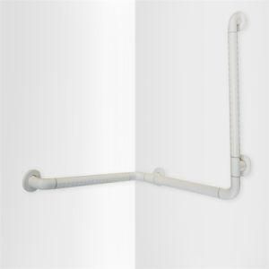 Easy to Clean White and Yellow Bath Crock Grab Bar Bathroom Handrails