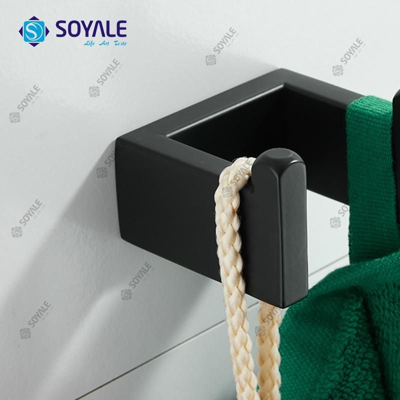 3% off Ss 304 Black Coated Bathroom Accessories Set Sy-5700