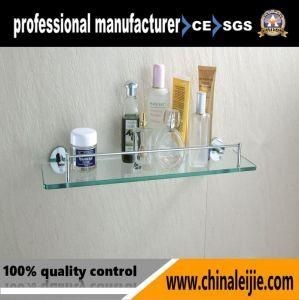 High Quality Stainless Steel Bathroom Fittings Series Glass Shelf for Hotel (LJ55412)