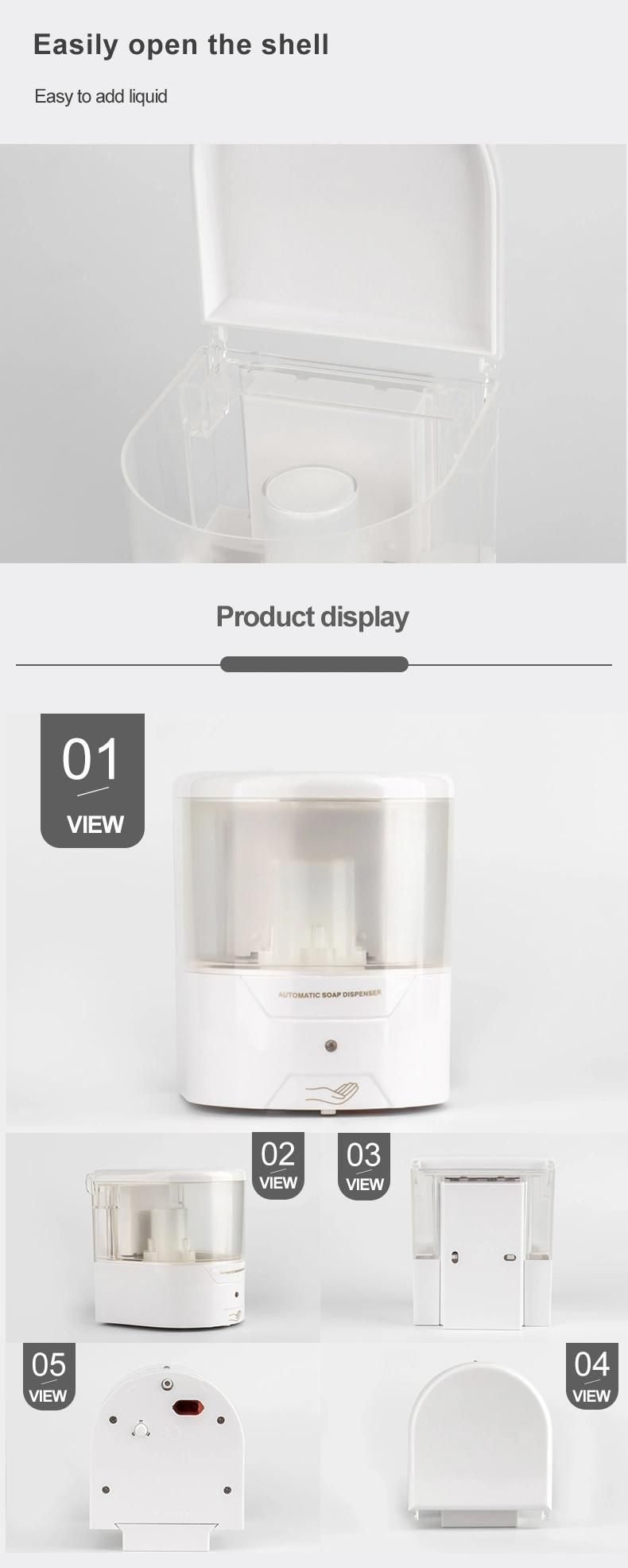 Saige 600ml Wall Mount Automatic Dispenser Auto Hand Sanitizer Soap Dispenser