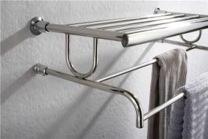 Foshan Factory Stainless Steel Bathroom Acessory Towel Rack (814)