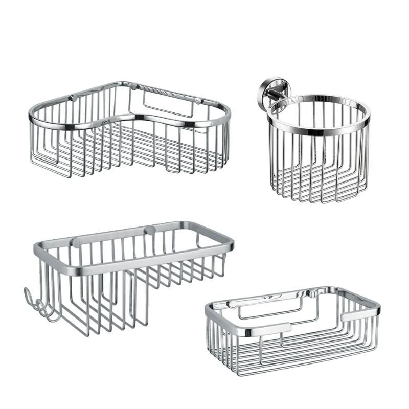 Matte Black 304 Stainless Steel Corner Shower Shelf SUS304 Rustproof Triangle Bathroom Shower Caddy Basket Storage Organizer Shower Accessories