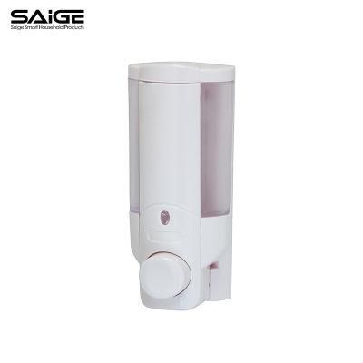 Saige 210ml Hotel Bathroom Wall Mounted Plastic Manual Hand Sanitizer Dispenser