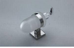 Modern Design Wall Mounted Frosted Glass Liquid Hand Soap Dispenser with Pump