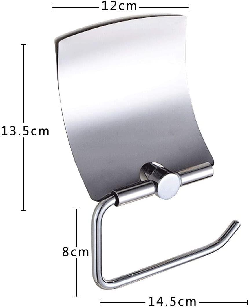 Toilet Paper Holder with Cover Tissue Roll Holder (Z61608)