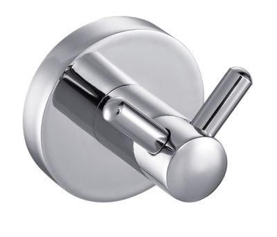 Factory Price Stainless Steel Polish Shiny Wall Mounted Bathroom Double Robe Hook