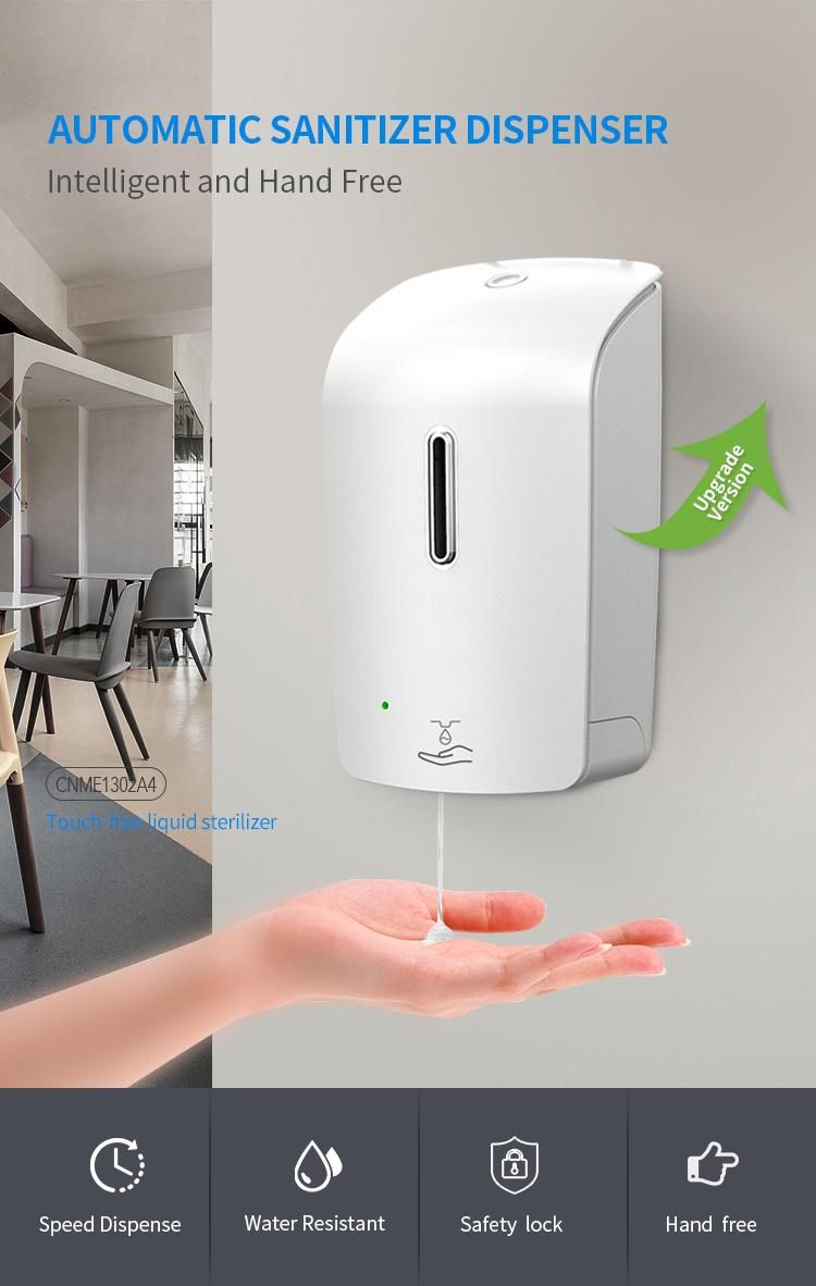 2021 Best Choice Hotel Induction Automatic Soap Dispenser 1000ml