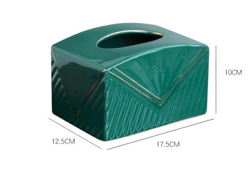 High Grade Ceramic Tissue Box, Home Furnishings, Fashion Storage Box Hotel Special Tissue Box
