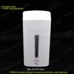 1000ml Economic Compact Automatic Touchless Soap Dispenser White Spray Hand Sterilizer Dispenser