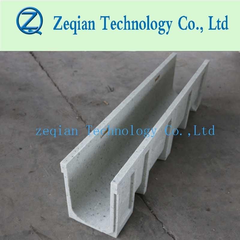 En1433 Stainless Stamping Polymer Linear Drain Trench for Storm Water Drainage