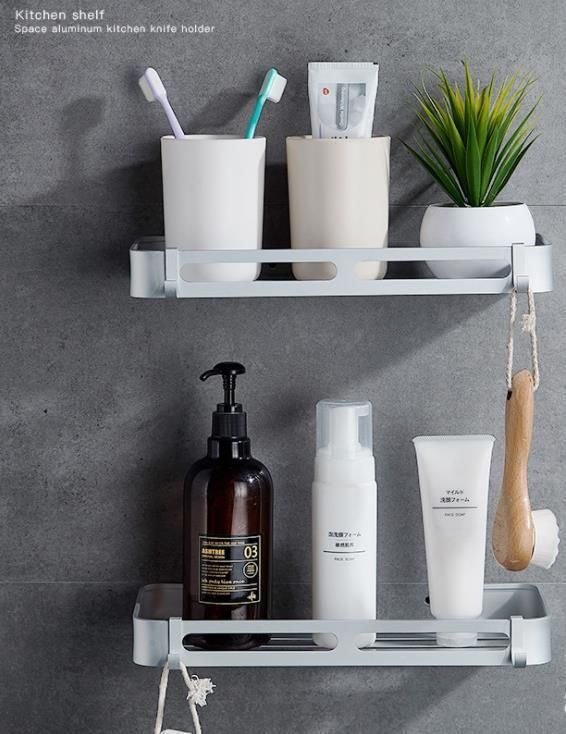 Bathroom Hole-Free Wall Hanging Triangle Storage Rack