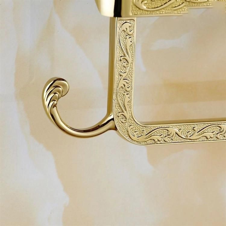 Brass Material Wall Mounted Bathroom Accessories Set, Bathroom Hardware Set
