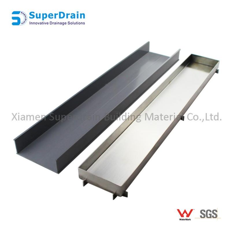 SUS Concealed Invisible Tile Insert Bathroom Long Linear Floor Drain