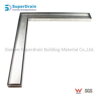 High Quality Square Decorative Stainless Steel Shower Drain Covers Floor Drain Grate Trap Bathroom Floor Drain