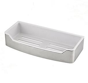 Rectangle Stainless Steel Shiny Single Shelf