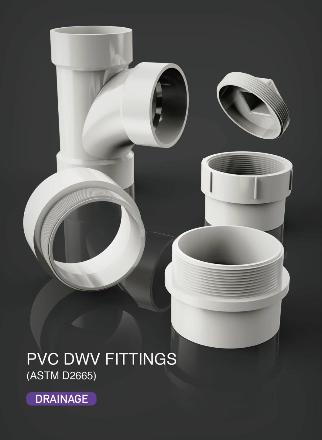 Era ASTM D2665 UPVC PVC Drainage Fittings Reducing Y Tee with NSF