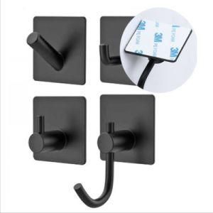 Bathroom Waterproof 304 Stainless Steel Sticky Decorative Wall Hooks