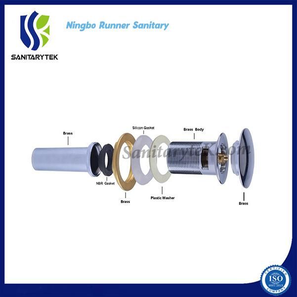 Pop up Drain Assembly with Overflow (D86101)