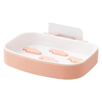Factory Price Bathroom Accessories Plastic Single Layer Soap Box Wholesale Soap Dish Holder