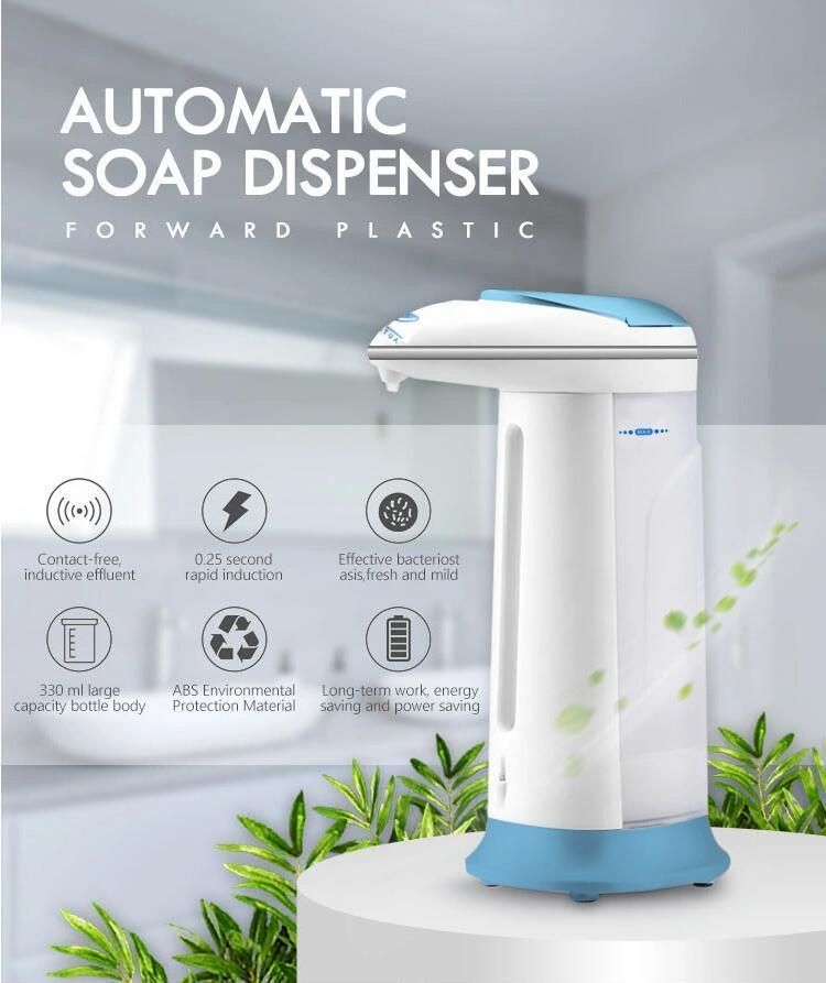 330ml Contactless Automatic Forward Plastic Soap Dispenser