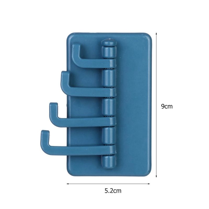 Rotatable Seamless Hook Strong Hook Kitchen Wall Hanger Bathroom Hooks