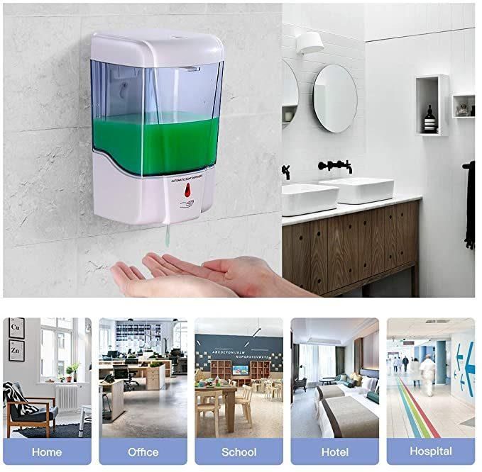 Infrared Foam Hand Sanitizing Nozzle Wall Refillable Sanitizer Dispenser