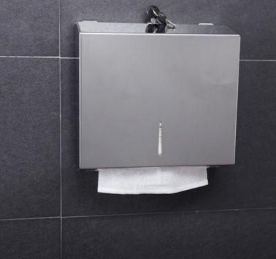 SUS Material Bathroom Used Paper Holder with Key for Project