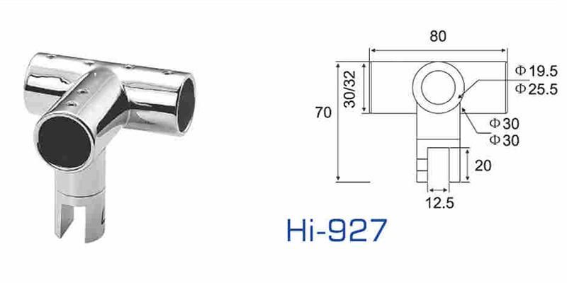 Hi-927 China Reliable Supplier Shower Room Stainless Steel Bar Pipe Connector